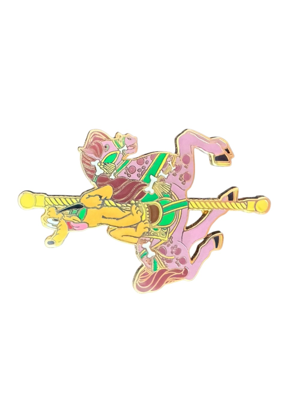 Disney Pin Pluto Carousel Merry Go Round Horse LE 1000 NWOT - Picture 4 of 5